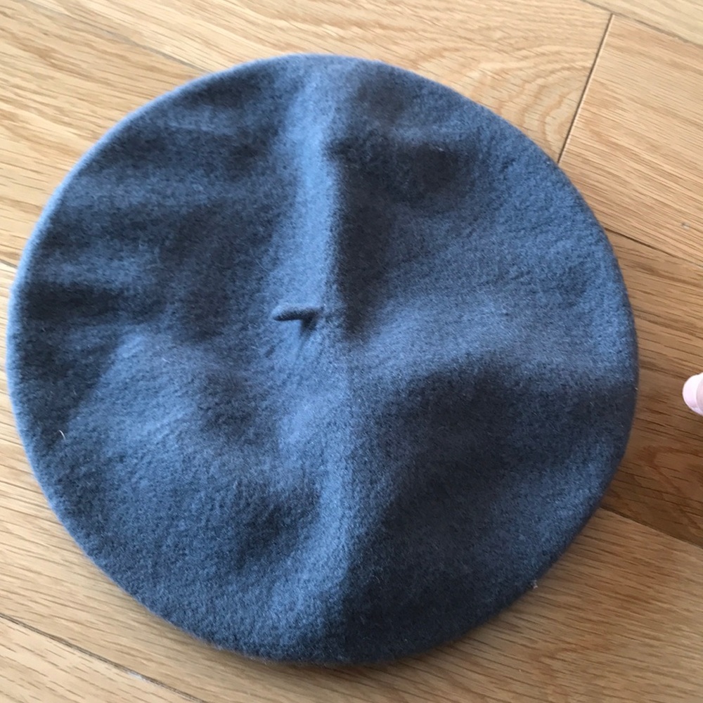 Gray Beret Hat